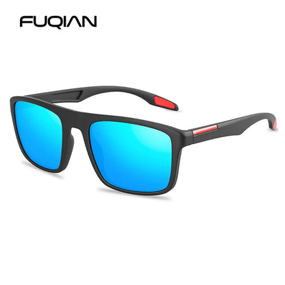Vintage Square Men Sunglasses Polarized Fashion Black Sun Glasses Male Stylish Driving Shades Sports Eyewear UV400