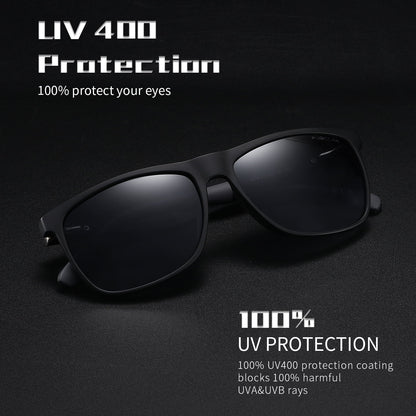 Men'S Polarized Sunglasses TR90 Frame UV400 Sport Sunglasses