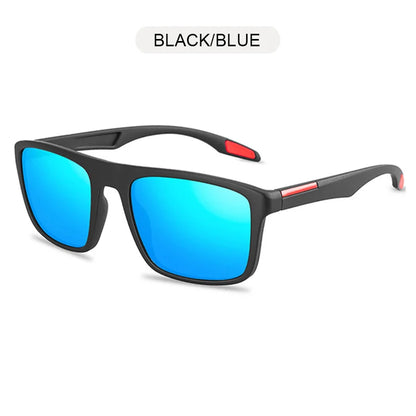 Vintage Square Men Sunglasses Polarized Fashion Black Sun Glasses Male Stylish Driving Shades Sports Eyewear UV400