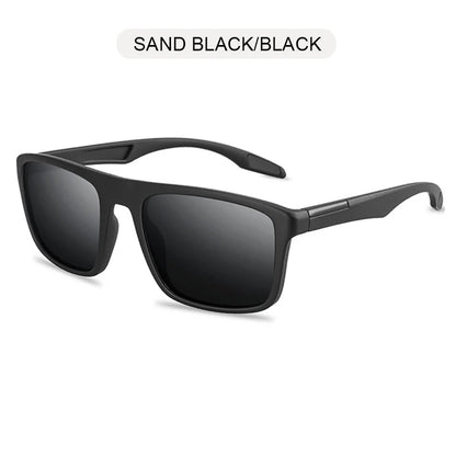 Vintage Square Men Sunglasses Polarized Fashion Black Sun Glasses Male Stylish Driving Shades Sports Eyewear UV400