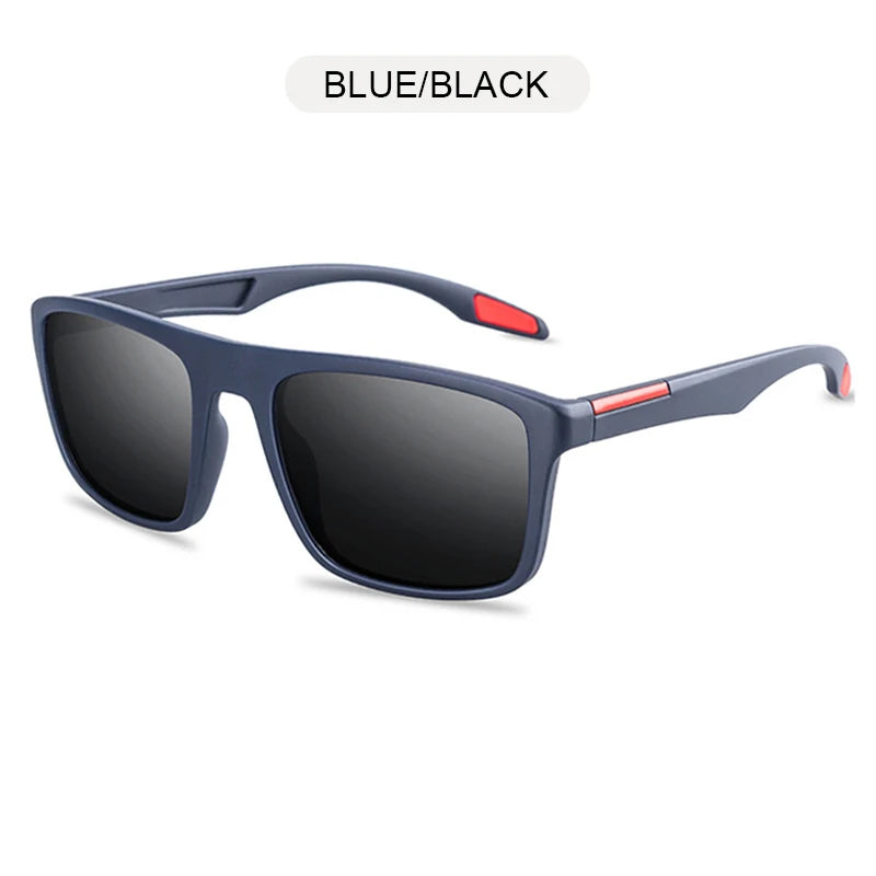 Vintage Square Men Sunglasses Polarized Fashion Black Sun Glasses Male Stylish Driving Shades Sports Eyewear UV400